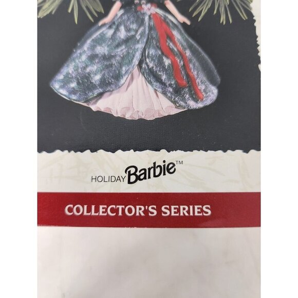 Vintage 1995 Hallmark Keepsake Holiday Barbie Collector Ornament Christmas Decor - Picture 2 of 7